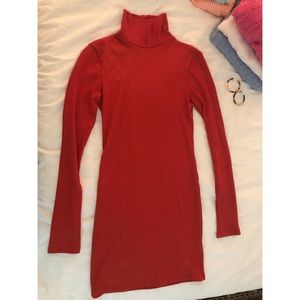 Turtleneck Mini Dress